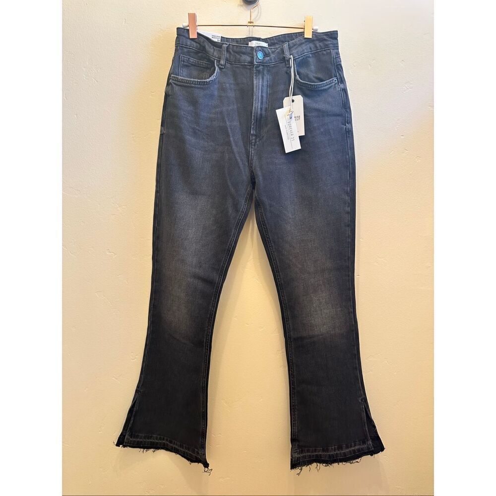 🌸 Forever 21 Black High Rise Bootcut Jeans Size 30 New
